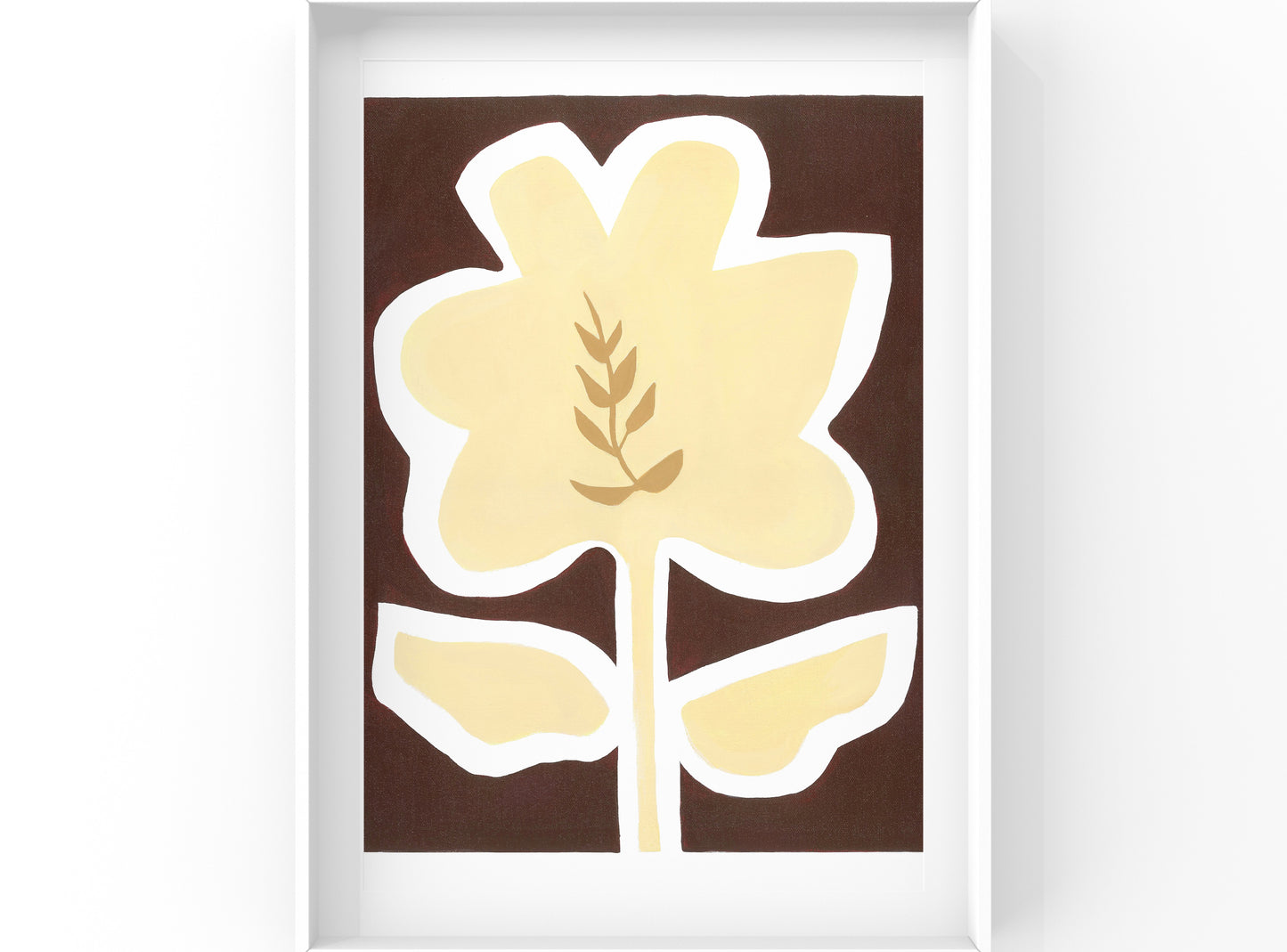 Rouge Noir Wild Flower Print