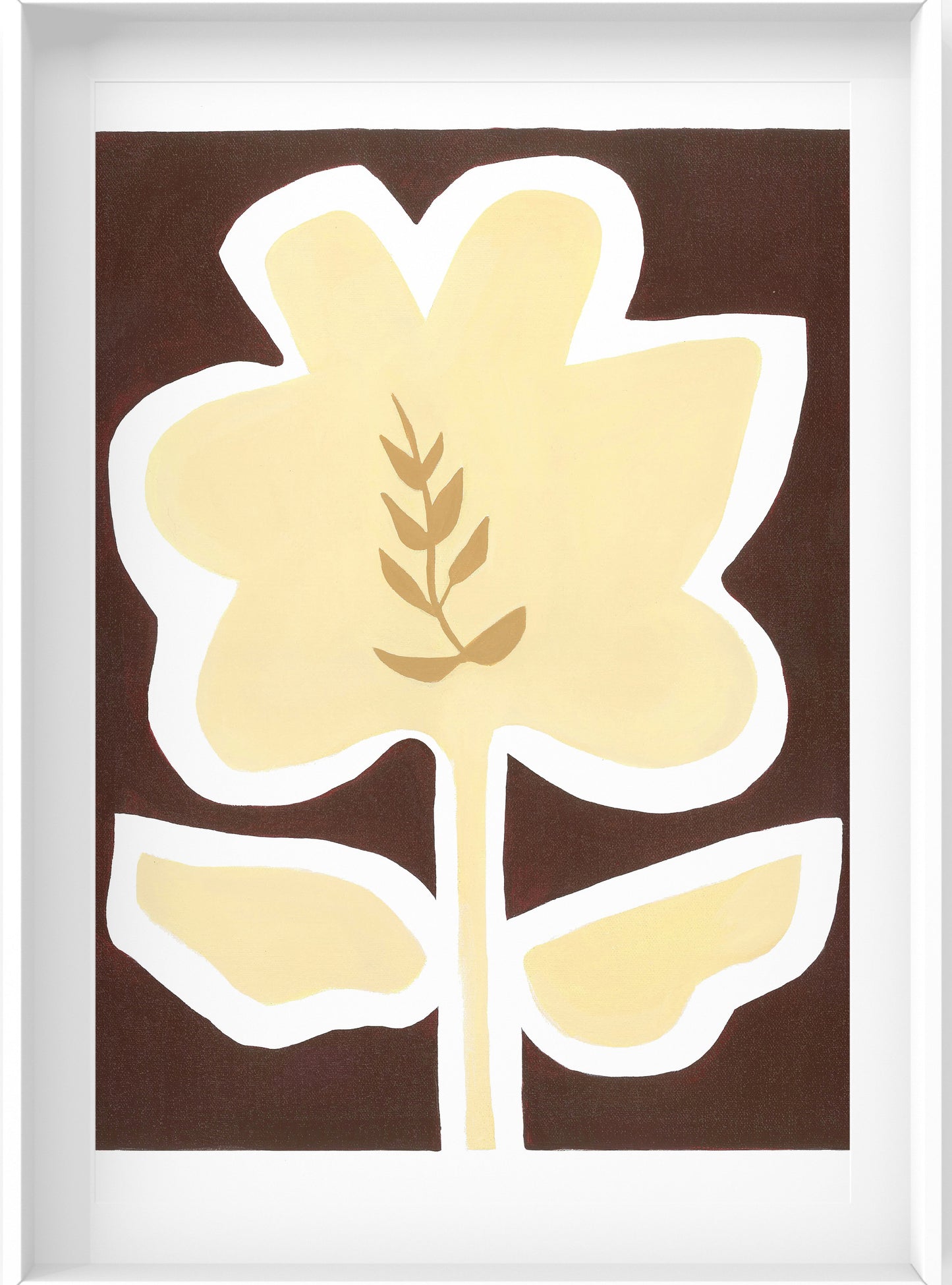 Rouge Noir Wild Flower Print