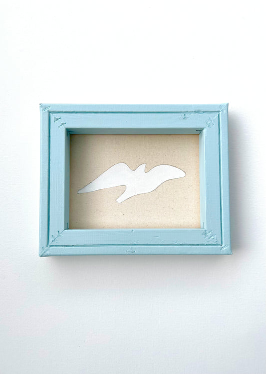 Dove with Blue Frame