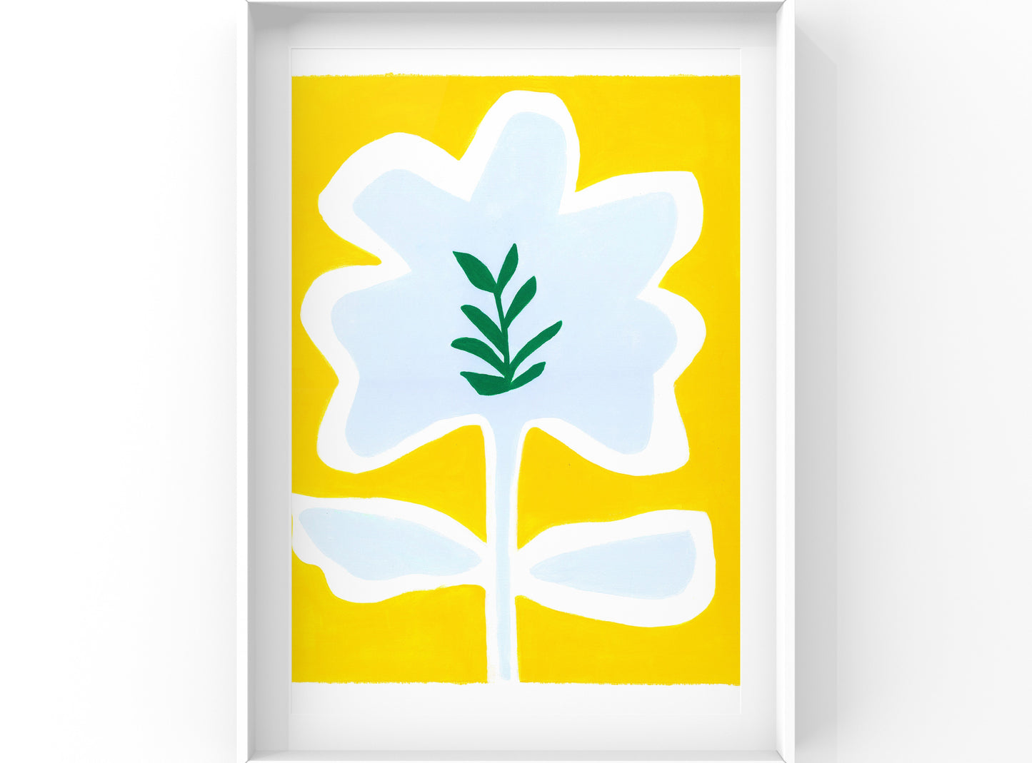 Yellow Wild Flower Print