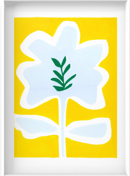 Yellow Wild Flower Print