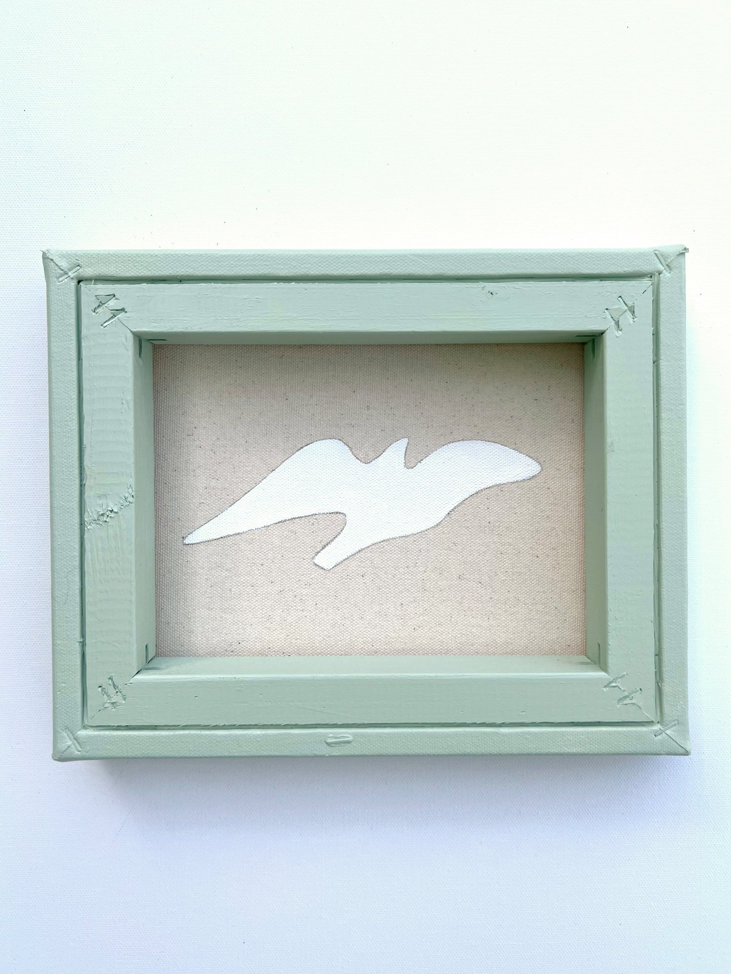 Dove with Green Frame