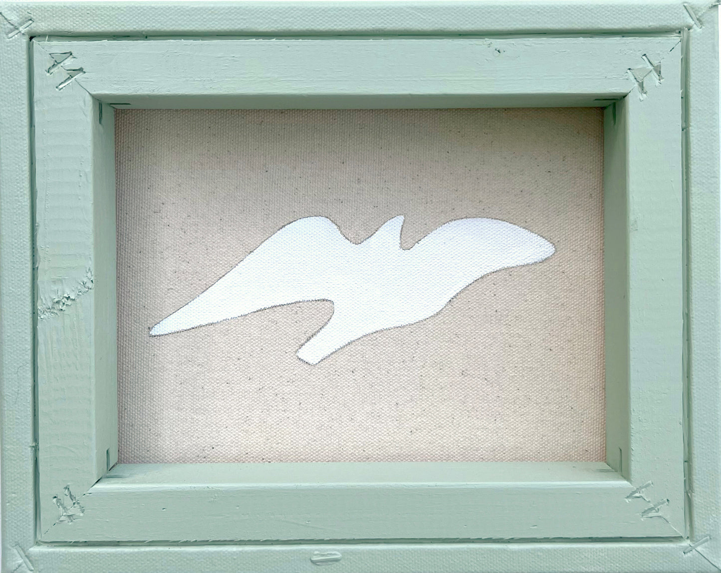Dove with Green Frame